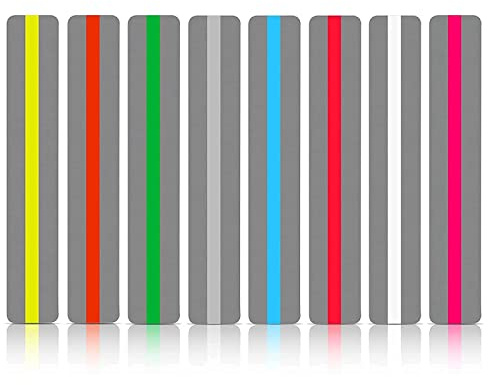 8-teiliges Legasthenie-Overlay-Lineal, visuelle Hilfsmittel, Fenster, Lese-Tracking-Lineale, geführtes Lesen, Hervorhebungsstreifen, farbige Overlays für Kinder, Lehrer-Versorgungsassistent