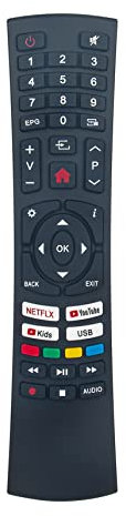 AULCMEET RC4390A Telecomando di ricambio compatibile con RCA 4K 40 POLLICI OLED 1080P Smart TV RNSM4025 RNSM4003-B