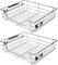 Ansobea Auszug küchenschrank Spülschrank Organizer Teleskopschublade Schrankauszug Küche Teleskopschublade 60cm Korbauszug inkl. Schienen, 4 Stück