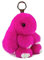 Doux Et Moelleux Lapin Porte-Clés Mignon En Peluche - Pompon En Fausse Fourrure Décoration (Roses, 18 cm)