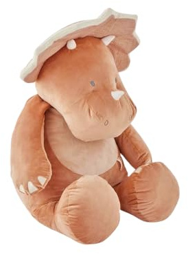 Noukie's - Doudou Enfant - Peluche Géante Popsie - Doudou Veloudoux - Taille Adaptée aux Enfants (80 cm), Rose