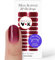 Miss Sophie - Pellicole per unghie in gel UV, colore rosa, Ombre UV, 20 strisce di gel UV, tinta unita, per unghie e piedi