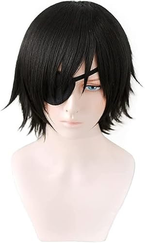 Anime Cosplay Wig Chainsaw Himeno Halloween Costume Hair Wig Party Accessories Wigs