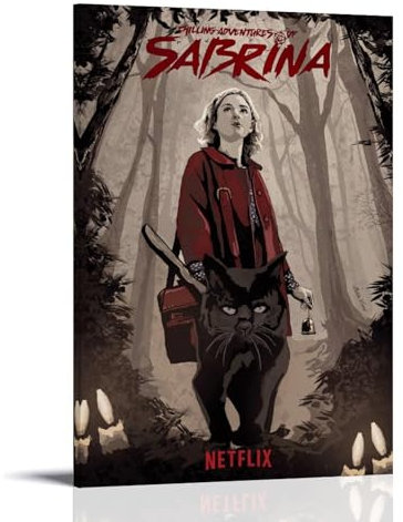 BBAUER Chilling Adventures of Sabrina Poster Dekorative Malerei Leinwand Wandkunst Wohnzimmer Poster Schlafzimmer Malerei,Wandkunst Bilddruck Moderne Familienzimmer Dekor 24x36inch(60x90cm)