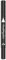 Wasserdichtes Eyeliner, Eyeliner Stempel 2 in 1 doppelt kopfkoolerkopf wasserdichte flüssige Eyeliner Stift-Make-up-Werkzeug Schwarzes Herz