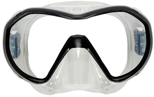AQUALUNG PLAZMA - taucherbrille Erwachsene ohne Panoramarahmen, Verschiedene Gläser, schnell verstellbare Schnallen, Wiederverwendbare Schutzhülle, ideal zum Tauchen, Schnorcheln