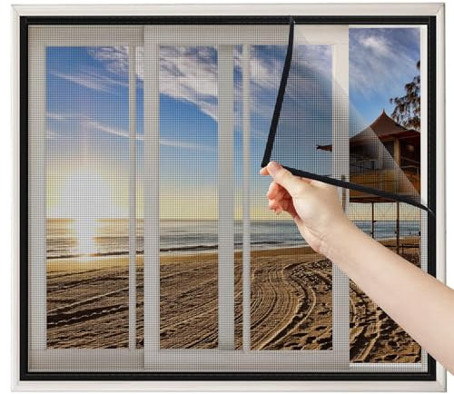 Zanzariera Tenda Balconi 170x200cm Nero Zanzariera Fissa Zanzariera Fissa Con Telaio Zanzariera Fissa Su Misura