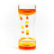 THE TWIDDLERS - Minuteur sensoriel à Mouvement Liquide Orange Jaune, sablier, 14 cm Jouet sensoriel calmant pour autisme, soulagement du Stress, Relaxation, TDAH, Parfait pour remplir Les Bas de Noël
