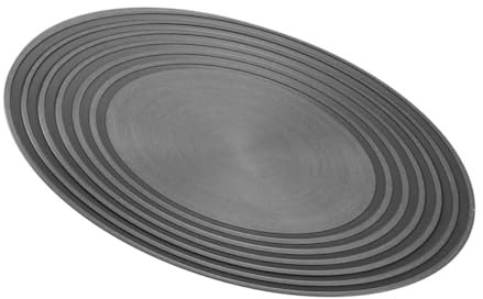 TOPBATHY Aluminiumlegierung Schnellauftautablett Herdplatte Auftaubrett Runde Schnellheizplatte Nicht-Design