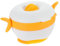 CIMAXIC Cuenco termo cuenco para comer platos de platos para pequeños cubiertos infantiles vajilla de cuenco para vajilla para Acero inoxidable Yellow