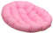 LOVIVER Hanging Stuhl Kissen Gartenstuhl Matte Leicht Bequeme Schwungstuhlkissen im Freien Sitzkissen für Büro, Rosa