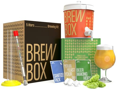 Hopline Bierbrauset Tripel - Bier selber brauen - 5 Liter - Biergeschenk - Geschenke für Männer, Väter, Freunde - Geburtstagsgeschenk - Geschenkideen für Männer- Bier- Geschenke für Männer
