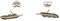 1 Paar Ohrstecker Feder Indianerschmuck aus 925er Sterling Silber