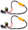 KATUR 2 Stück 50 W 8 Ohm H8 H11 Lastwiderstand-Anschluss, Auto-LED-Blinker, Nebelscheinwerfer, Tagfahrlicht, fehlerfrei, Cancellor Kondensator Decoder Draht
