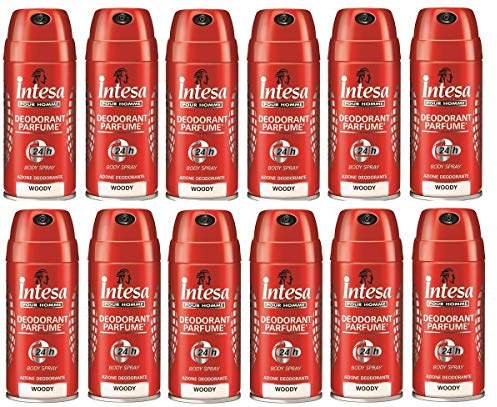 Set 12 Vereinbarung Deodorant Spray woody-rosso 150 ml Pflege und Hygiene des Körpers