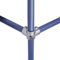 WITTKOWARE Rohrverbinder aus verzinktem Temperguss, für Rohr-Außendurchmesser 48,3mm (1½), Formteil: Eckverbinder 90°, mit Durchgang