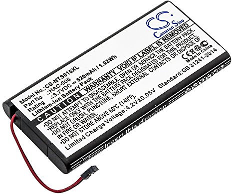 Replacement Battery for NINTENDO Switch Controller HAC-006 HAC-015 HAC-016 HAC-A-JCL-C0 HAC-A-JCR-C0 HAC-BPJPA-C0