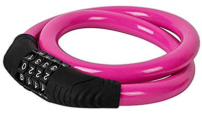 Cadenas de Vélo, Cadenas réglable pour vélo 4 Chiffres Intelligente Code 60mm x 12mm Câble Anti-vol Cadenas Verrouillage à Vélo pour Vélo Scooter Motos Portail Vélo Poussettes et autres Equipements