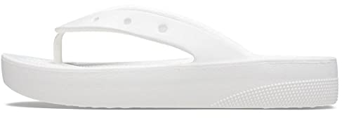 Crocs Herren Classic Platform Flip W Flip, White, 39/40 EU