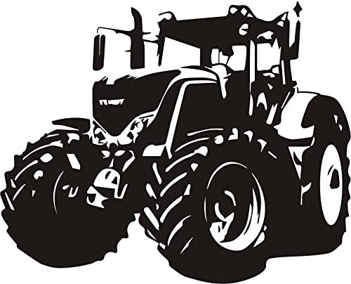 Wandaufkleber: 'FENDT Aufkleber' – Traktor //Farbe und Größe (Schwarz - 720 mm x 600 mm)