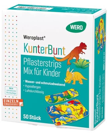 Weroplast KunterBunt Pflasterstrips Mix für Kinder