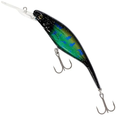 Westin Wobbler zum Hechtangeln & Zanderangeln 10cm 16g P10DR Crankbait Floating, Farbe:UV Dark Burbot