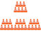 TOYANDONA Kinderspielzeug 28Pcs Tolles Zeichen Drinnen Training Stra?e Spielzeug Exquisite Landschaft Lehre Topper Themenorientiertes Lernspiel Feld Fussball Trainingszubehör