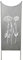 finehomegarden Stele Metall grau Sichtschutz Wildblume Windschutz Dekowand B50,5cm H165cm Deko
