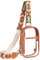 Telena Bauchtasche Damen, Durchsichtig Tasche Transparente Crossbody Bag Umhängetasche Klein Brusttasche für Frauen Stylisch Sling Bag,Hellbraun