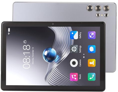 Jectse Tablet S23PRO da 10,1 Pollici, per Tablet PC Android 13, Tablet 4G LTE, 12 GB di, 256 GB di Rom Espandibile, 8 Core, Doppia Fotocamera da 12+24 MP, Batteria da (Grey)