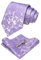 JEMYGINS Lavendelviolett krawatte Paisley Seide Herren Krawatten und Einstecktuch mit krawattenklammer Sets