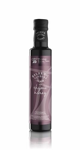 Vassilakis Estate Griechischer Balsamico Essig mit Thymian Honig, 250 ml
