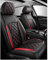 ZARUXCHA Full Set Auto Sitzbezüge für Nissan Qashqai J12 J11 J10 J11 J12 +2 2006-2025, Wasserdichter Leder-Autositzbezug, Seasons Protectors VerschleißFest, 5-Sitzer Autositzbezug Universal(C(Red))