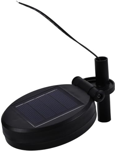 Parliky 2sets Hängendes Solarpanel-ladegerät Rotierendes Außenbeleuchtungszubehör Für Gartenprojekte 2 Stücke * 2