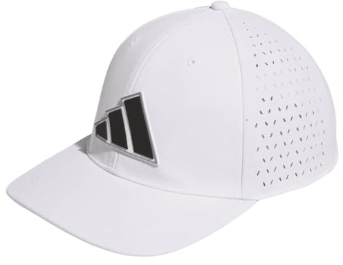 adidas Hydro 2.0 Tour Hat 25 Herren Golfmütze, Weiß, Einheitsgröße