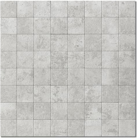 M MOFIT Marmor Fliesenaufkleber Mosaik Klebefliesen Selbstklebende Wandfliesen für Küchen Bad Wasserdicht(Hellgrau 10 Stücke)