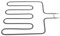AKLOSIPY Elektrische Saunaheizung aus Edelstahl SAV-3000W, Gerades Heizelement für Saunaofen, Saunarohr, Heizrohr, Saunazubehör (SCA-2000W)
