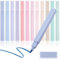 OEEYYT 12 Stück Textmarker Pastell Stifte Aesthetic Marker Pastell Highlighter Pen Assorted Farben Textmarker Set, für Journal Planer Notizen Schule Bürobedarf