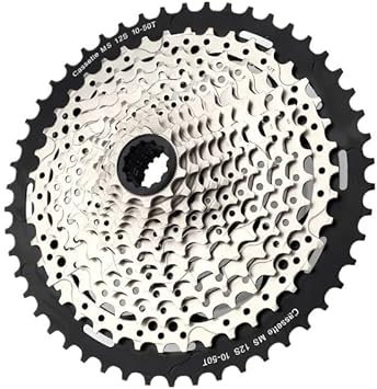 SQIANKUN Kassetten Ritzel MTB 12s Micro Spline Kassette 12 Speed ​​Bike Freilauf 10-50T/52T for Microspline Freilauf Fahrrad Zahnkranz(12s MS 10-50T)