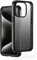 Hama Handyhülle Extreme Protect für Apple iPhone 15 Pro (Bumper D3O-lizenziert, stoßfest, sturzsicher und bruchsicher, Case für induktives Laden, Farbverlauf) schwarz