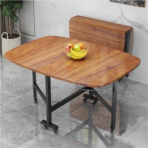 Esstisch aus Massivholz, Klapptisch, Küchentisch für kleine Räume, multifunktionales Esszimmermöbel