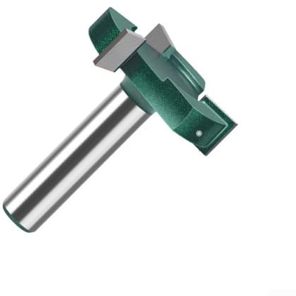 Eawfgtuw Wolframkarbid-T-Nut-Fräser-Bit, 1,27 cm Schaft, 12 mm, Holzbearbeitung, Fräser für Holz, MDF, Laminat, Sperrholz, Acryl, CNC-Maschine, kompatibel mit Grün (12 x 50,8 x 1/2 mm)