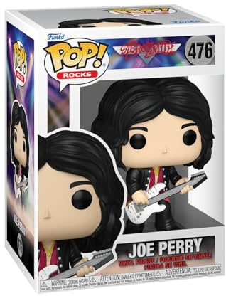 Funko POP! Rocks: Aerosmith - Joe Perry | Offizielles Musik Merch - Vinyl Sammelfigur als Regal Deko - Geschenkidee zum Geburtstag für Fans und Sammler