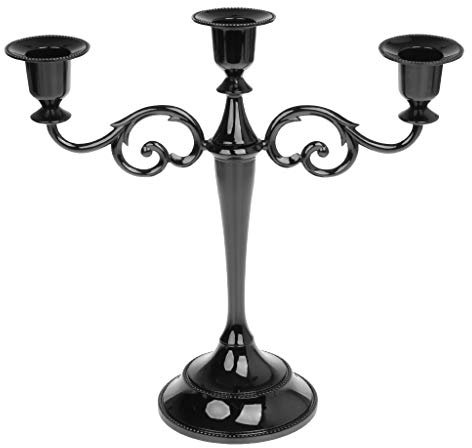 XINGLIDA Silber/Gold/Schwarz/Bronze 3 Arme Metall Kerzenhalter Kerzenständer Kandelaber Ständer