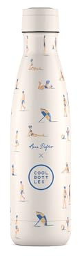 Cool Bottles Bouteille d'eau en acier inoxydable avec impression 3D sans BPA 500 ml pour boissons froides 36 heures et chaudes 18 heures