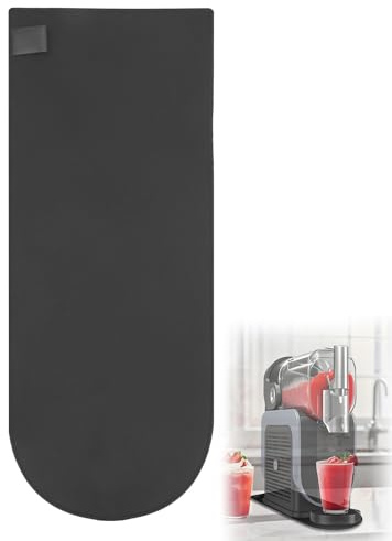 BOXOB Sliding Pad for Ninja Slushie Machine FS301 and FS300, Premium Rubber Convenient Storage Strap Quickly Slide Smoothie Maker on Table Practical Smoothie Maker Accessories(Black)