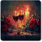 Waschtrockner mit romantischem Blumenmuster, weiche rote Rosen und Kerzenlicht-Design, elegante rutschfeste wasserdichte Matten für Waschküche, 61 x 61 cm