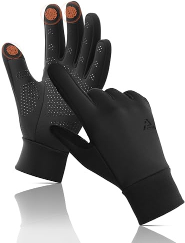 Aerynx Winter Gloves Women Men Cold Weather Thermal Warm Touch Screen 3-Layers Liner Glove, Windproof for Running, Cycling, Biking, Hiking, Driving, Walking, Typing, Sports Shooting, Gaming X2
