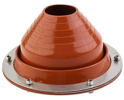 Violiica Für Large Bell Tent Ofen Holzvergaser Abgasableitung Anti-Verbrühungskit mit Silikonkragen 24 cm Ø passend für 75–160 mm Löcher