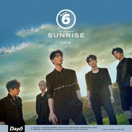 DAY6 [SUNRISE] 1st Album CD+PhotoBook+Clear Cover+Lyrics+2p PhotoCards+1p Special Gift Event Card+Live Day Card (random)